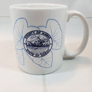 Hawaii Mug County Of Hawaii State Of Hawaii Hawaiian Ola Na Moku Coffee Tea Cup